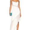 Delfino Slip Dress Ivory