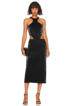 Imani Midi Dress Black