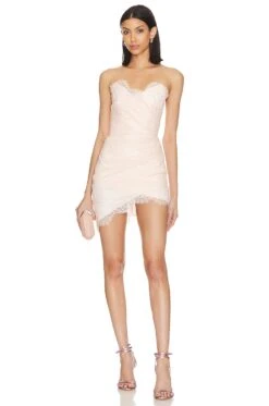 Rosha Mini Dress Blush Pink