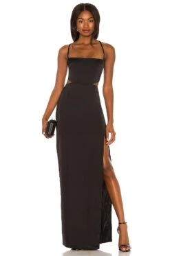 Stella Cut Out Gown Black