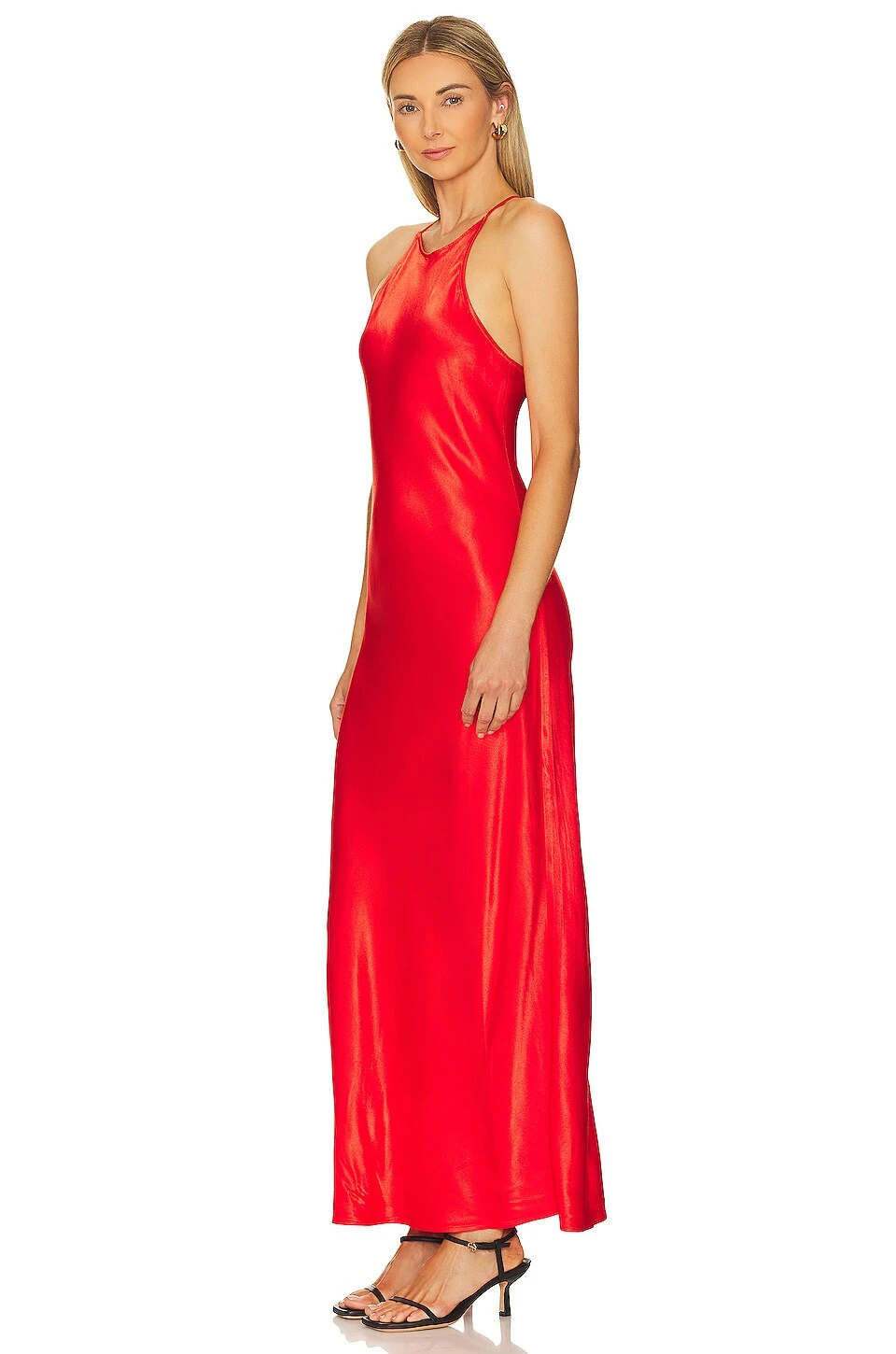 Kristi Halter Slip Dress Poppy - Image 2