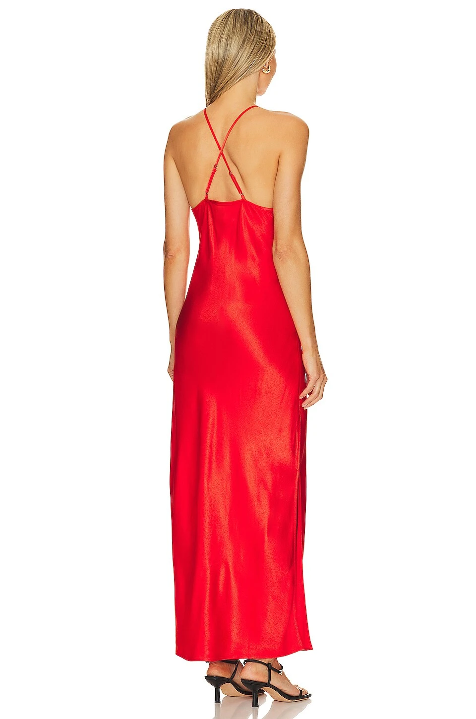 Kristi Halter Slip Dress Poppy - Image 3