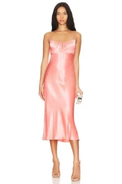 RAILS Laramie Slip Dress Coral