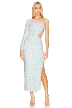 Lennox Midi Dress White