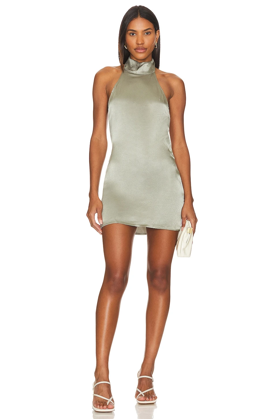 X REVOLVE Halter Mini Dress Purple - Image 8