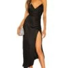 Emma Silk Dress Black