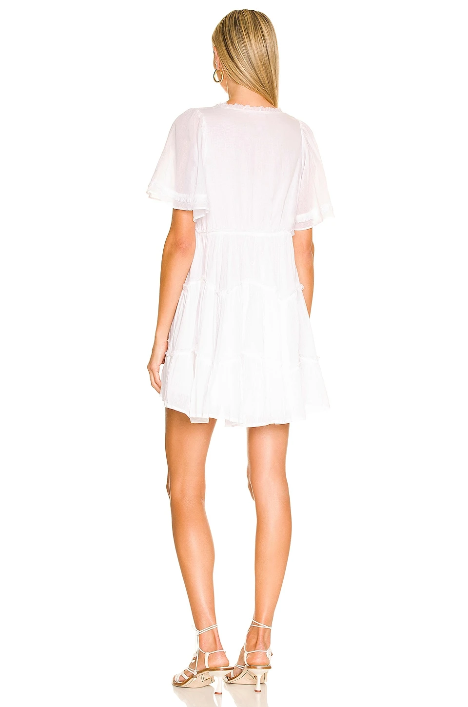 Show Me Your Mumu Alyssa Mini Dress White Voile - Image 3