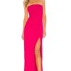 Asher Strapless Dress Pink