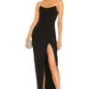 Ryleigh Strapless Maxi Dress Black