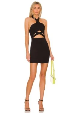 Kimber Cut Out Bodycon Black