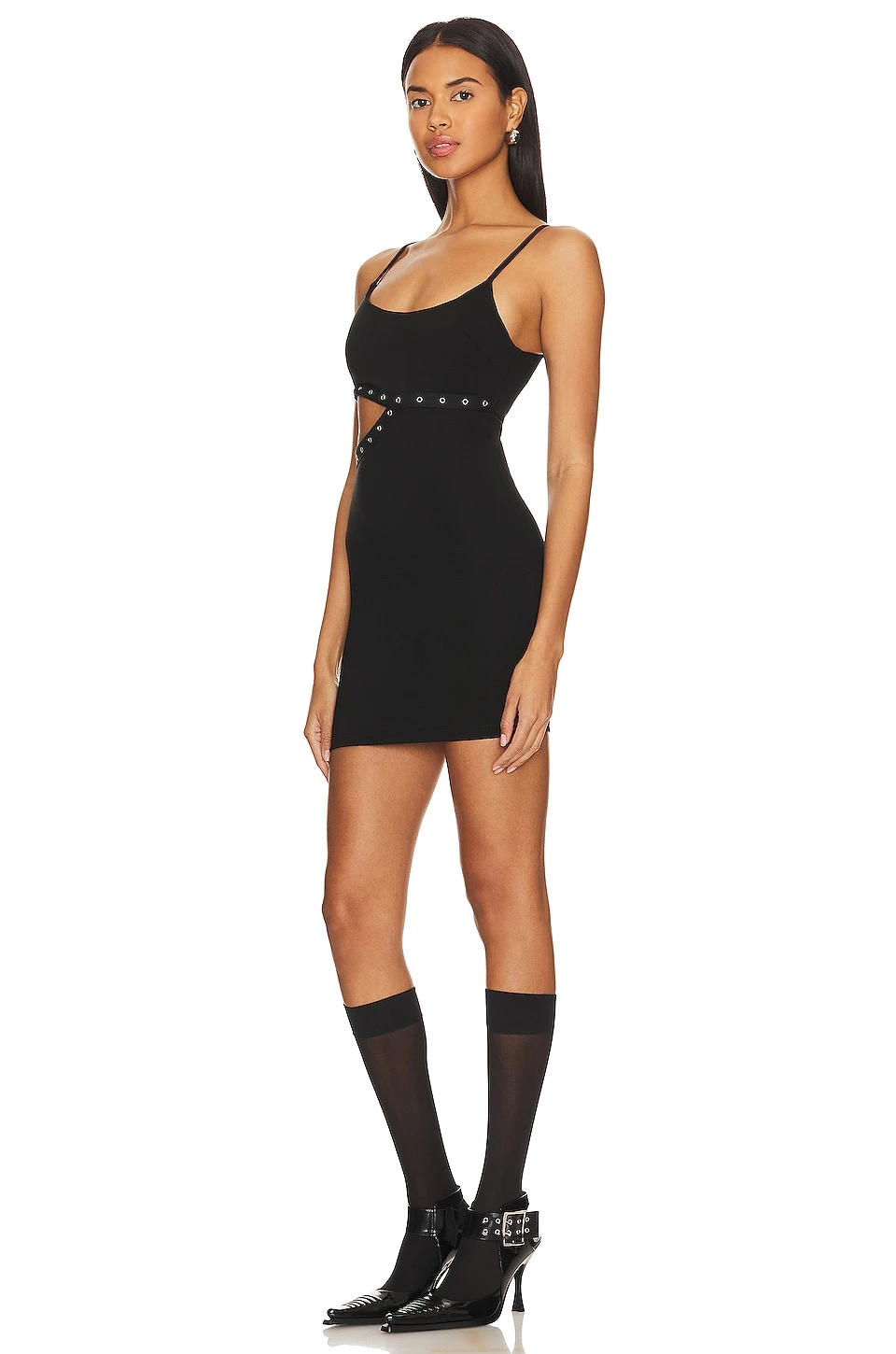 Kelly Cut Out Dress Black - Image 3
