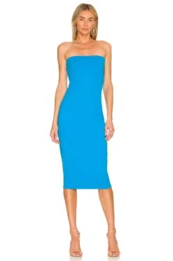 Strapless Dress Aquamarine