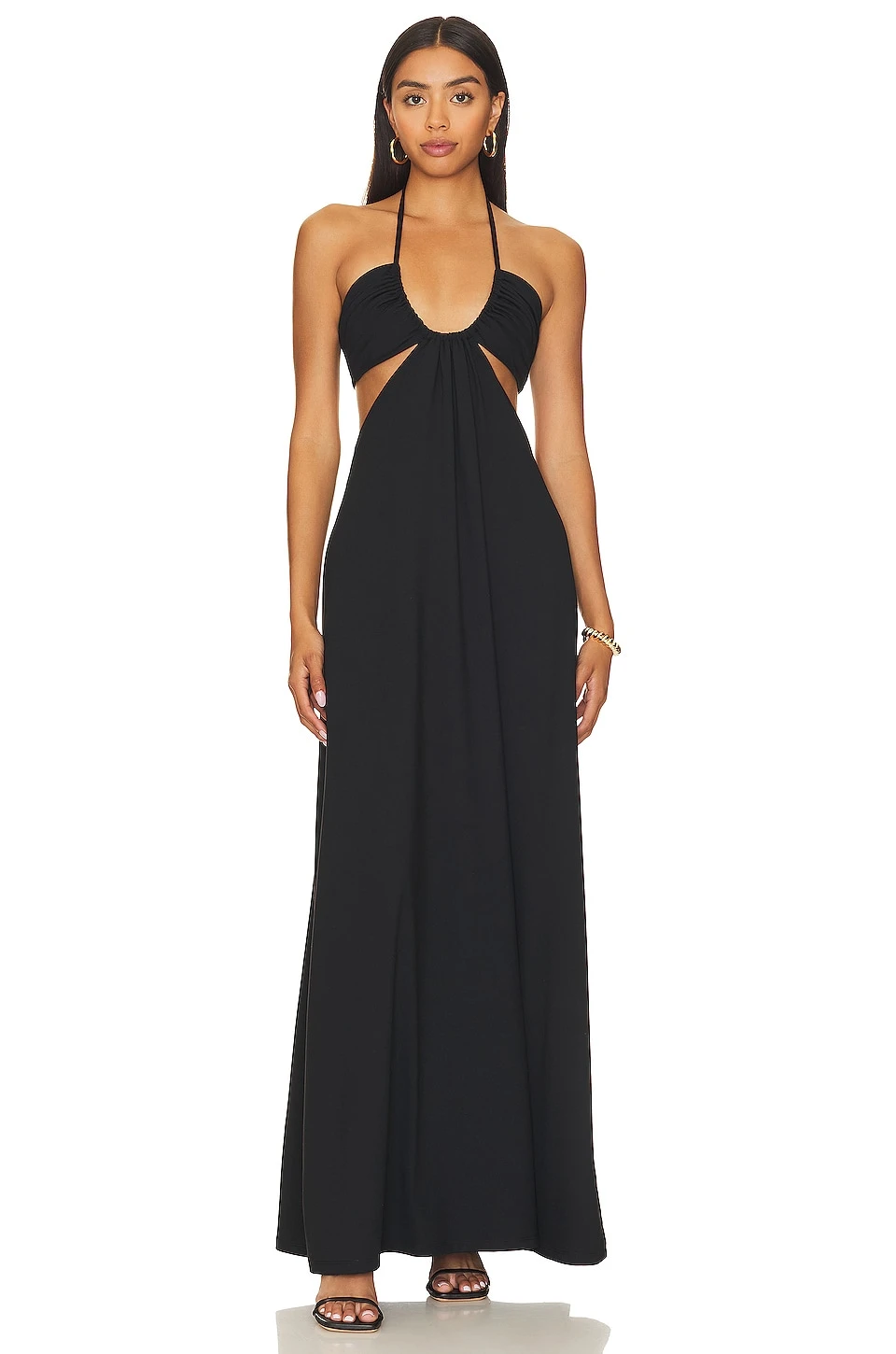 Halter Dress Black