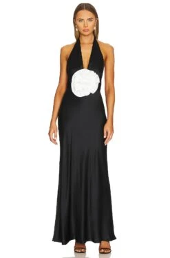 Grayson Gown Black & White
