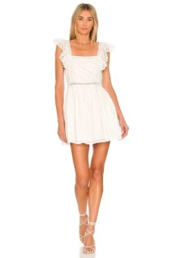 Parker Mini Dress White