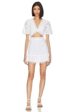 X Jetset Christina Carly Mini Dress Summer White