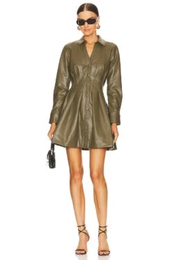 Veronica Beard Ameeta Dress Stone Army