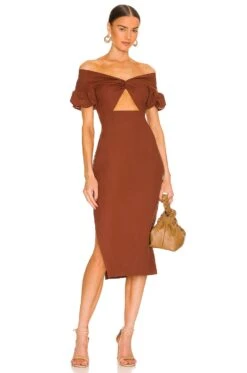 Toni Dress Brown